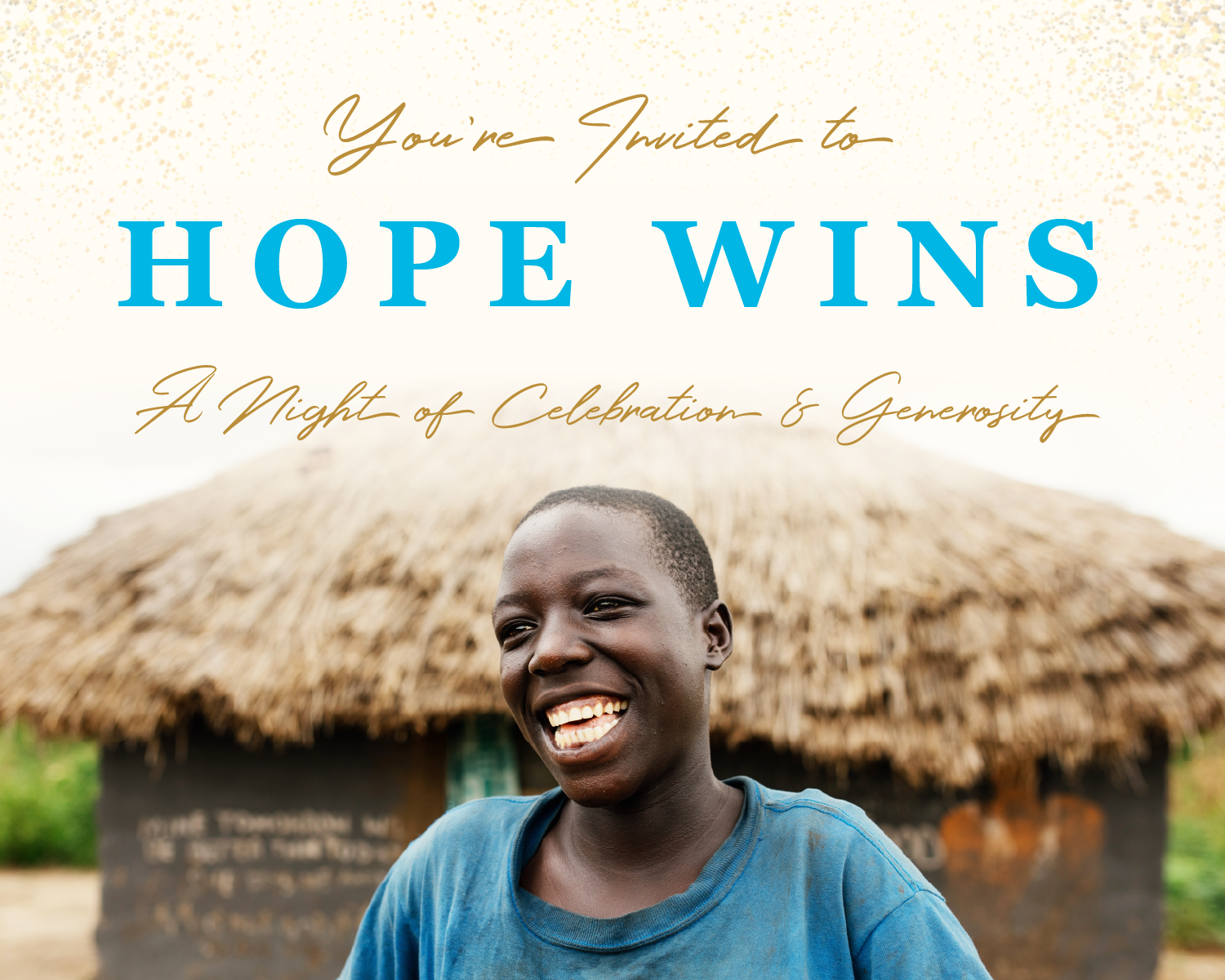 You're Invited to Hope Wins! A night of celebration and generosity.